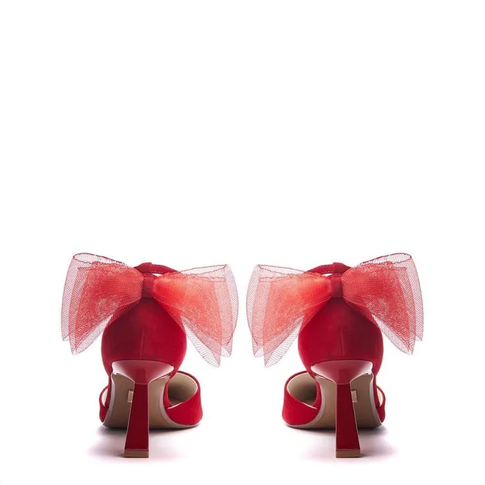 Women Moda In Pelle Court Shoes Hayzel Red Suede