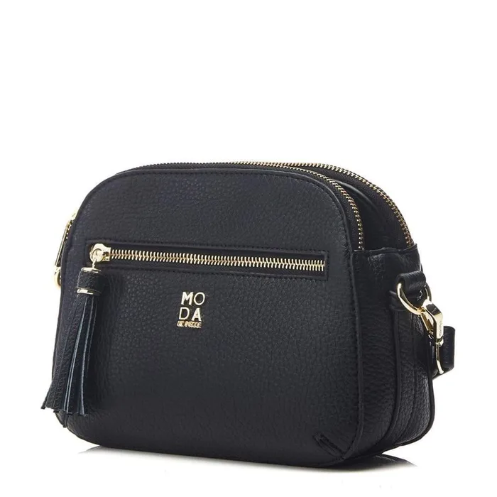 Women Moda In Pelle Crossbody Bags Aubree Bag Black Porvair