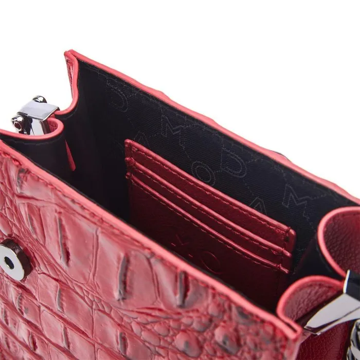 Women Moda In Pelle Crossbody Bags Bianka Bag Red Porvair