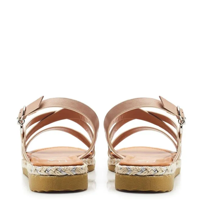Women Moda In Pelle Flatform Sandals Neyma Cameo Porvair