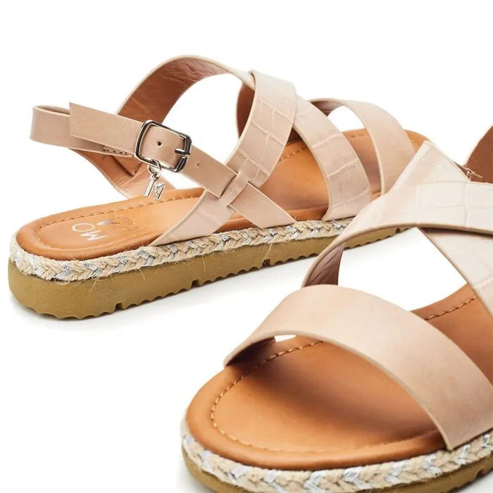 Women Moda In Pelle Flatform Sandals Neyma Cameo Porvair