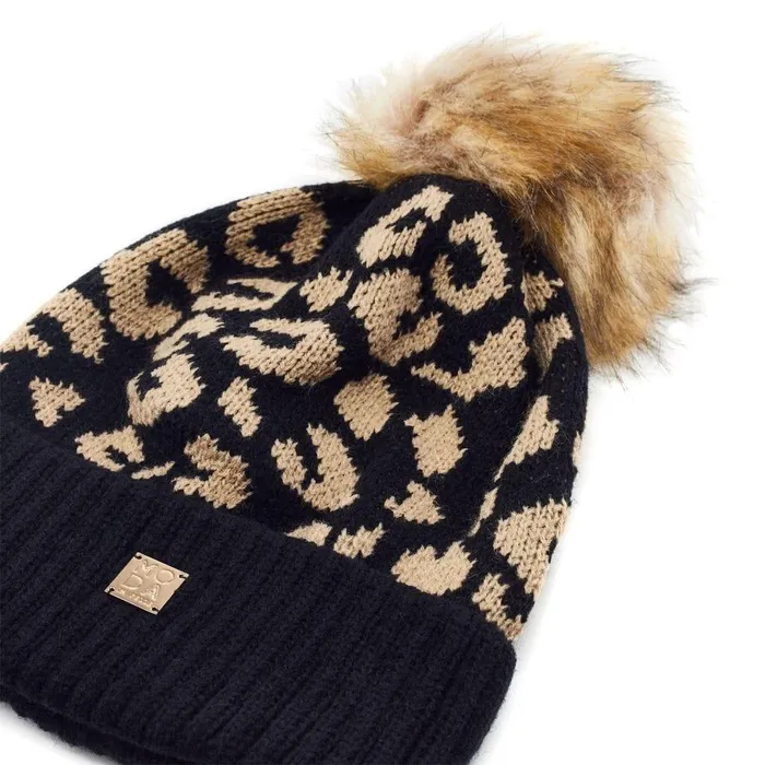 Women Moda In Pelle Hats Cleohat Black Textile Women Moda In Pelle Hats Cleohat Black Textile