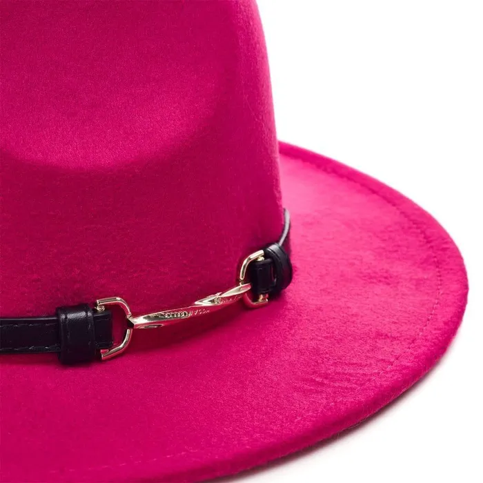 Women Moda In Pelle Hats Lennoxhat Pink Textile Women Moda In Pelle Hats Lennoxhat Pink Textile