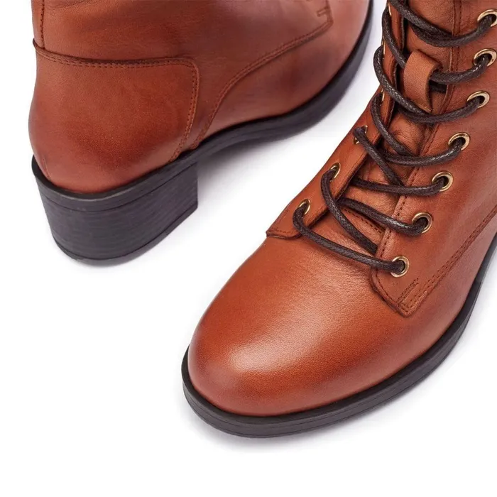 Women Moda In Pelle Knee High Boots Galliana Tan Leather