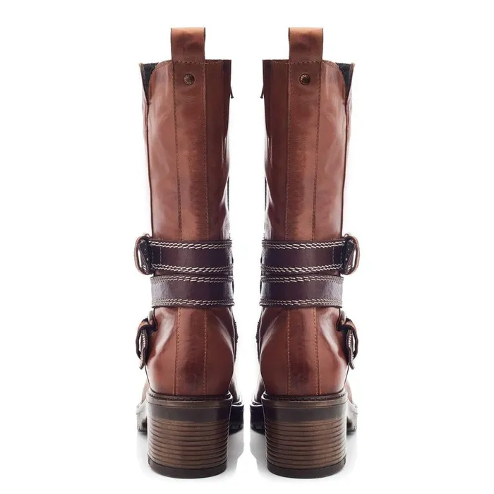 Women Moda In Pelle MidCalf Boots Bayeux Tan Leather