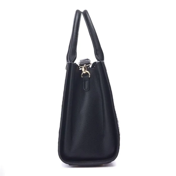 Women Moda In Pelle Tote Bags Blair Bag Black Porvair