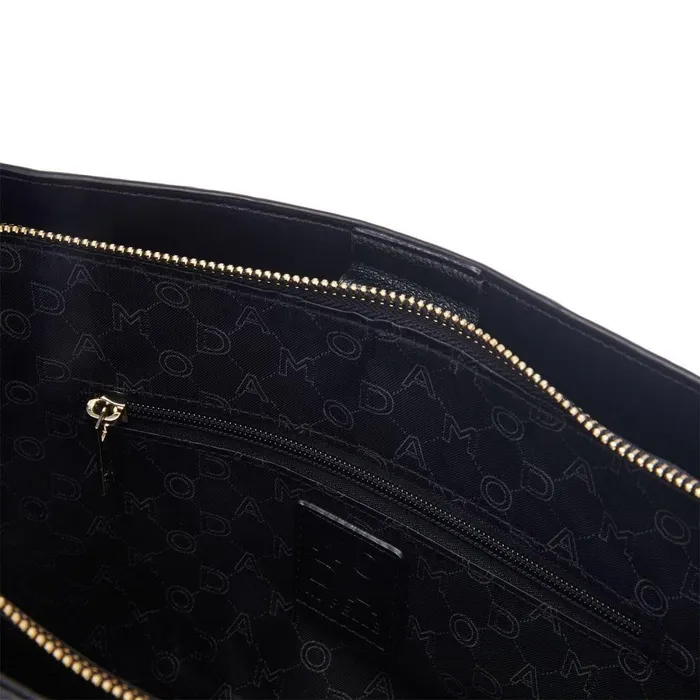 Women Moda In Pelle Tote Bags Blair Bag Black Porvair