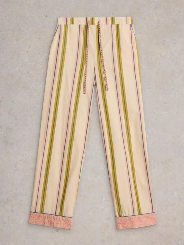 Women Nina Organic Stripe PJ Bottom Ivory Multi White Stuff Nightwear Women Nina Organic Stripe PJ Bottom Ivory Multi White Stuff Nightwear