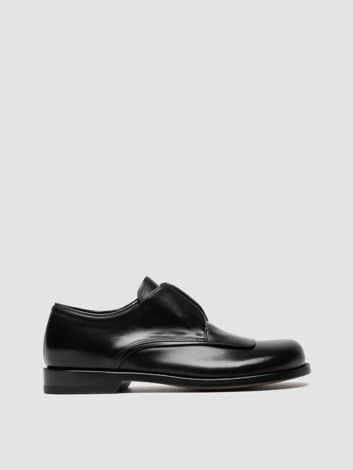 Women Officine Creative Footwear EMERALD 003 Black Leather Derby Shoes