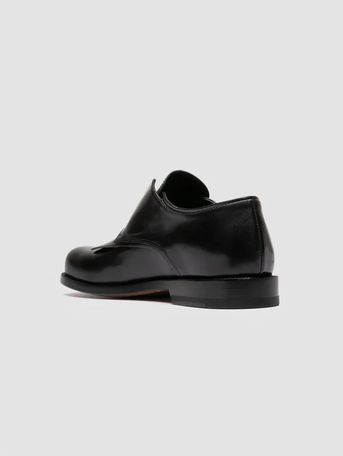 Women Officine Creative Footwear EMERALD 003 Black Leather Derby Shoes