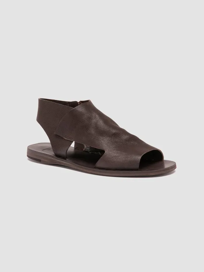 Women Officine Creative Footwear ITACA 033 Brown Leather Sandals