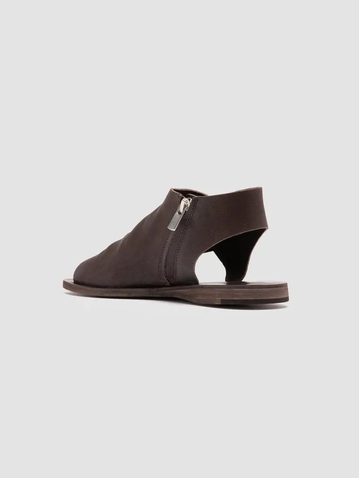 Women Officine Creative Footwear ITACA 033 Brown Leather Sandals
