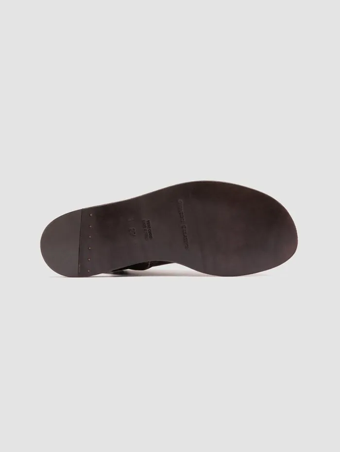 Women Officine Creative Footwear ITACA 033 Brown Leather Sandals