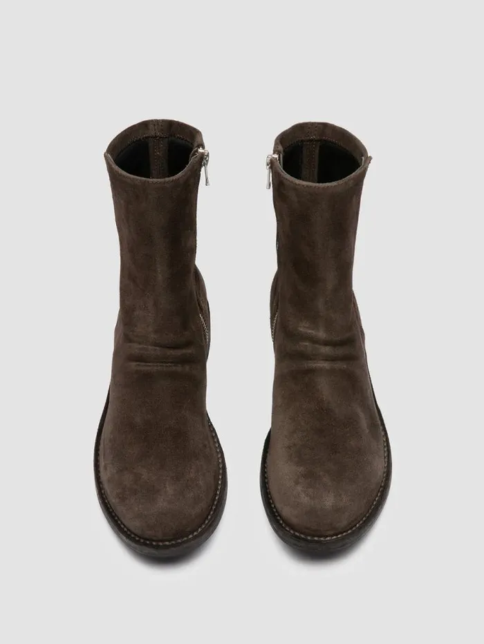 Women Officine Creative Footwear LEGRAND 203 Brown Suede Ankle Boots Women Officine Creative Footwear LEGRAND 203 Brown Suede Ankle Boots