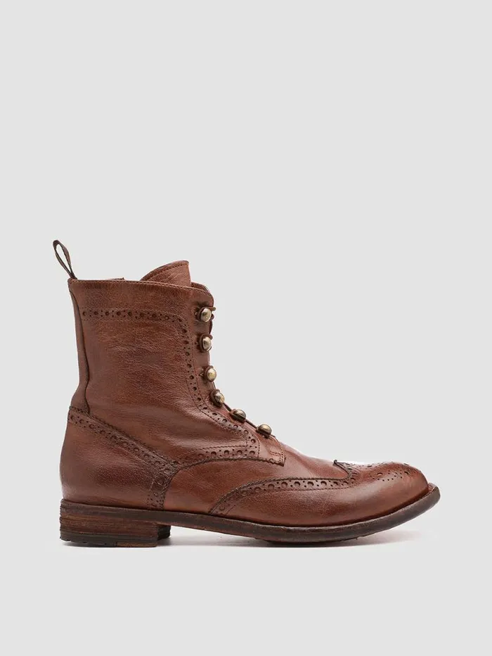 Women Officine Creative Footwear LEXIKON 131 Light Brown Leather Booties