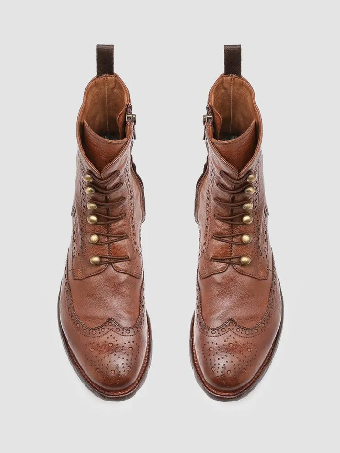 Women Officine Creative Footwear LEXIKON 131 Light Brown Leather Booties