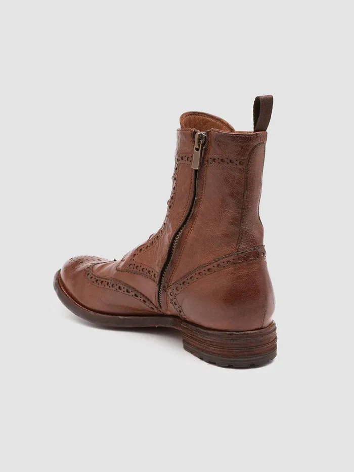 Women Officine Creative Footwear LEXIKON 131 Light Brown Leather Booties