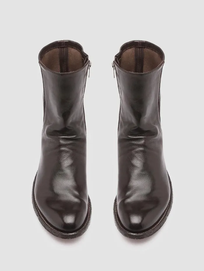 Women Officine Creative Footwear LEXIKON 135 Brown Leather Booties Women Officine Creative Footwear LEXIKON 135 Brown Leather Booties