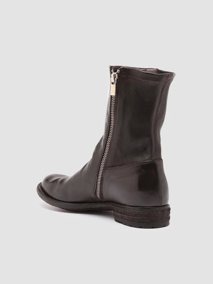 Women Officine Creative Footwear LEXIKON 135 Brown Leather Booties Women Officine Creative Footwear LEXIKON 135 Brown Leather Booties