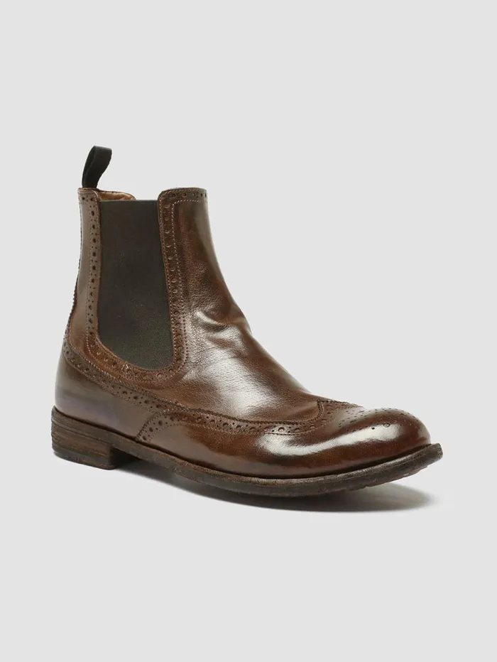 Women Officine Creative Footwear LEXIKON 151 Brown Leather Chelsea Boots Women Officine Creative Footwear LEXIKON 151 Brown Leather Chelsea Boots