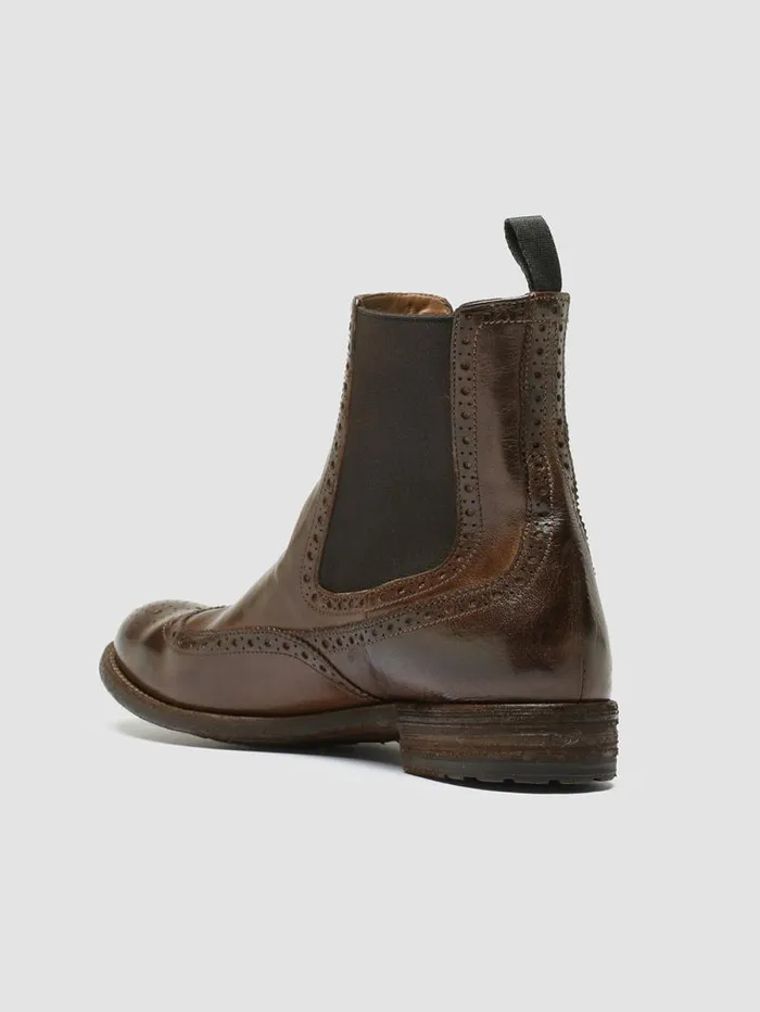 Women Officine Creative Footwear LEXIKON 151 Brown Leather Chelsea Boots Women Officine Creative Footwear LEXIKON 151 Brown Leather Chelsea Boots