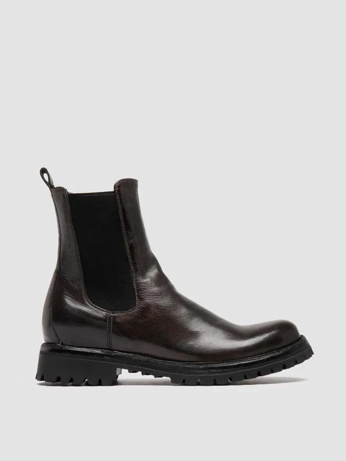 Women Officine Creative Footwear LORAINE 004 Gray Leather Chelsea Boots
