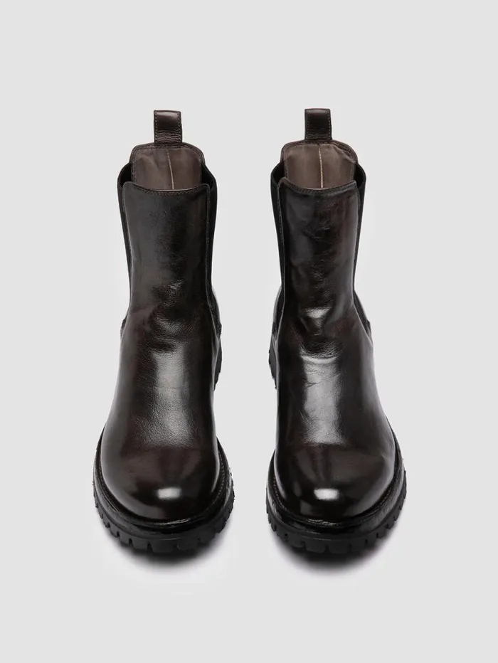 Women Officine Creative Footwear LORAINE 004 Gray Leather Chelsea Boots Women Officine Creative Footwear LORAINE 004 Gray Leather Chelsea Boots