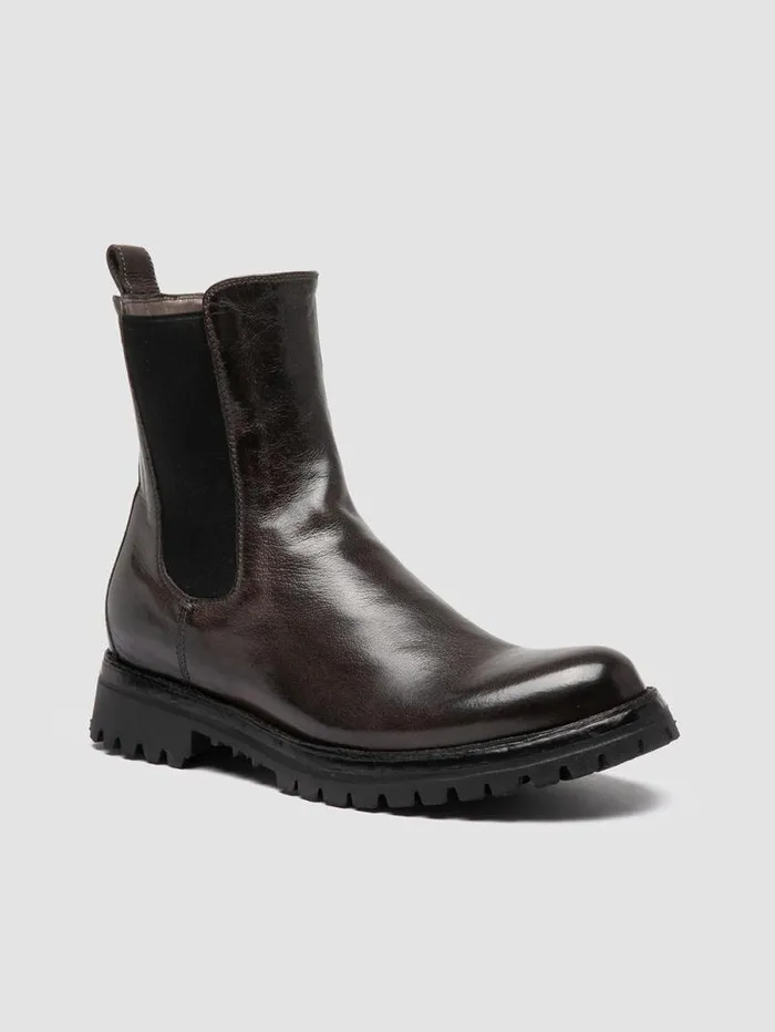 Women Officine Creative Footwear LORAINE 004 Gray Leather Chelsea Boots Women Officine Creative Footwear LORAINE 004 Gray Leather Chelsea Boots