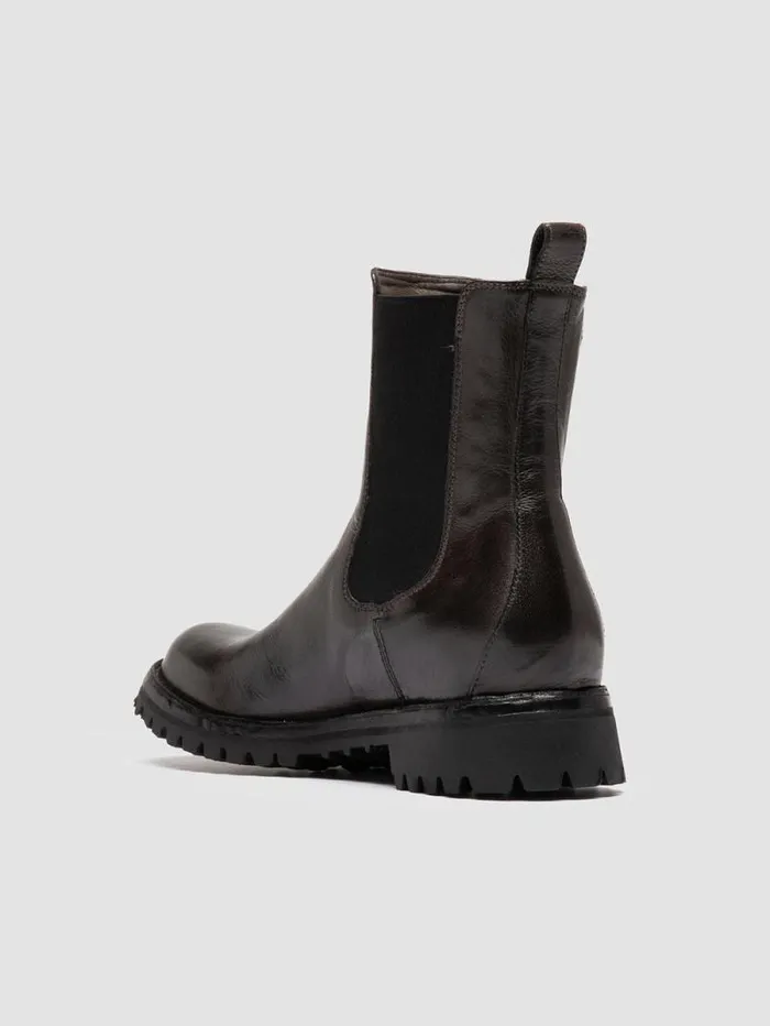 Women Officine Creative Footwear LORAINE 004 Gray Leather Chelsea Boots Women Officine Creative Footwear LORAINE 004 Gray Leather Chelsea Boots