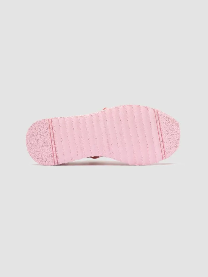 Women Officine Creative Footwear RACE RUBREX 103 Rose Suede Low Top Sneakers