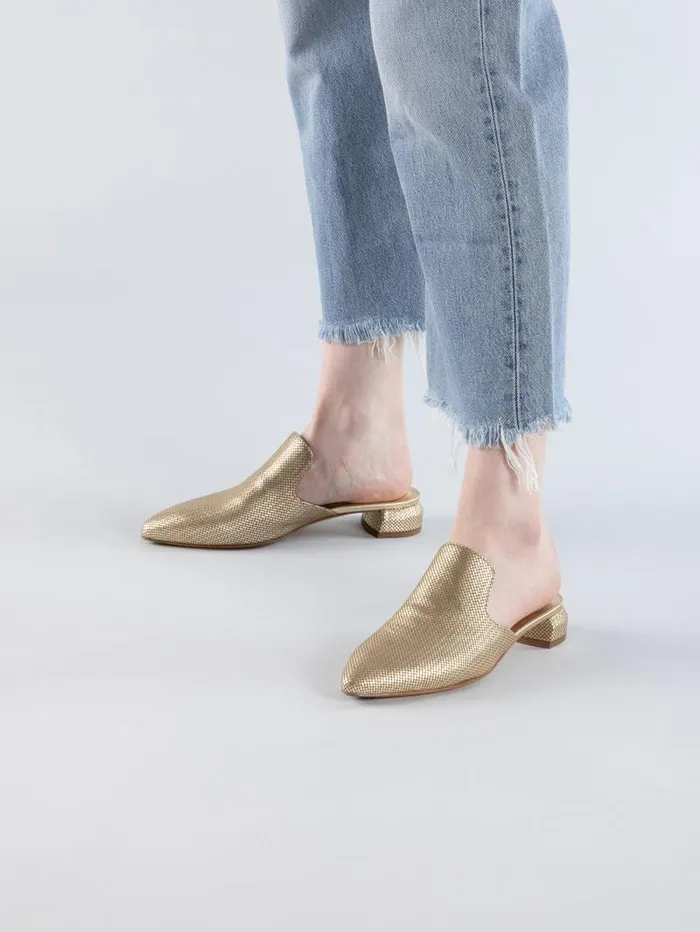 Women Officine Creative Footwear SAGE 106 Silver Leather Mule Sandals Women Officine Creative Footwear SAGE 106 Silver Leather Mule Sandals