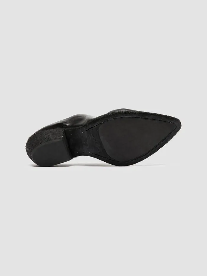 Women Officine Creative Footwear WANDA DD 101 Black Leather Mule Sandals Women Officine Creative Footwear WANDA DD 101 Black Leather Mule Sandals