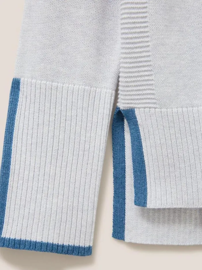 Women Olive Knitted Jumper Light Grey White Stuff Knitwear Women Olive Knitted Jumper Light Grey White Stuff Knitwear