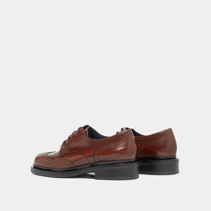 Women Openwork Derbies Brown JONAK Derbies Oxfords
