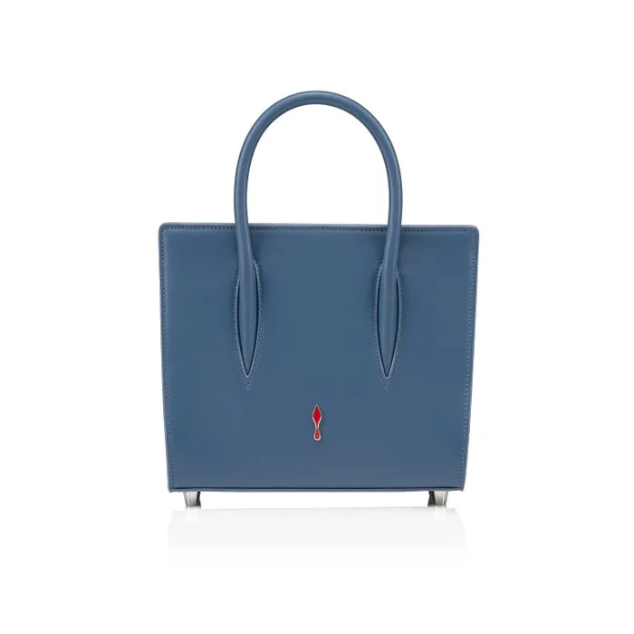 Women Paloma Mini Top Handle Bag 8211 Denim And Spikes Loubinthesky 8211 Blue Christian Louboutin Crossbody Bags