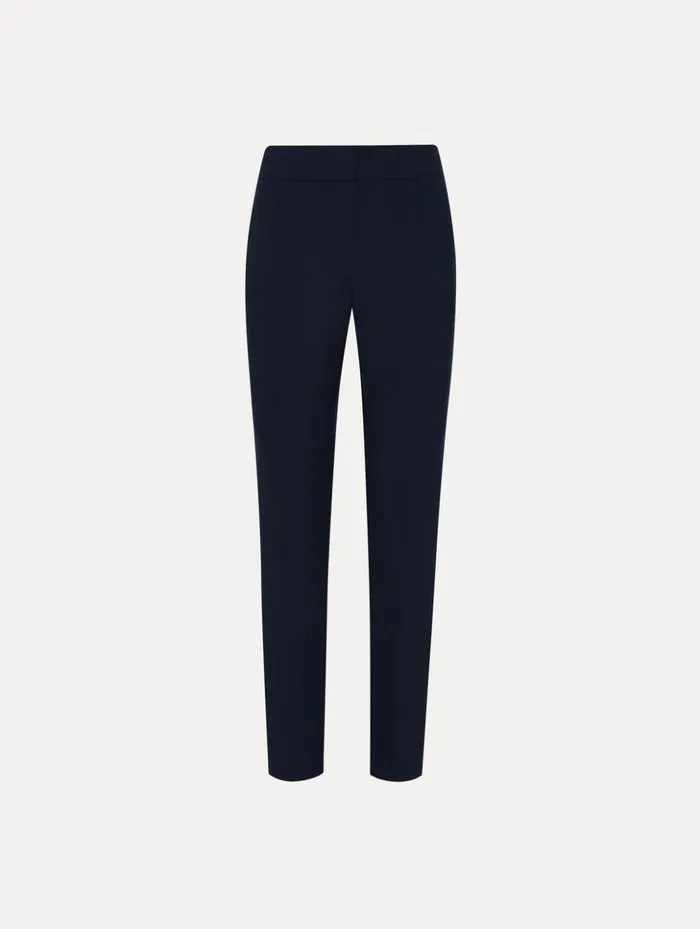 Women Pants and Skirts Oscar De La Renta ZipFront Skinny Pant Navy