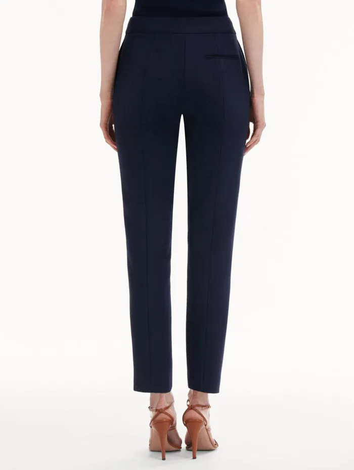 Women Pants and Skirts Oscar De La Renta ZipFront Skinny Pant Navy Women Pants and Skirts Oscar De La Renta ZipFront Skinny Pant Navy