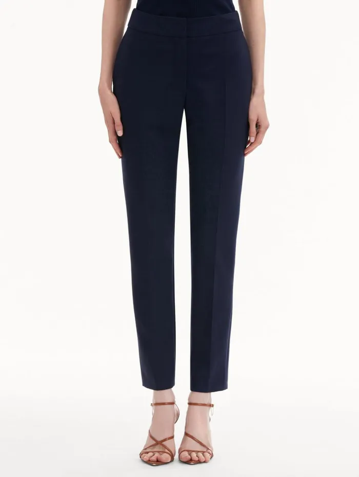 Women Pants and Skirts Oscar De La Renta ZipFront Skinny Pant Navy Women Pants and Skirts Oscar De La Renta ZipFront Skinny Pant Navy