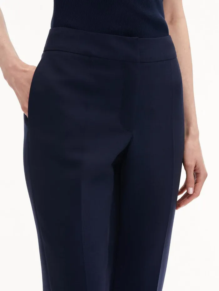 Women Pants and Skirts Oscar De La Renta ZipFront Skinny Pant Navy Women Pants and Skirts Oscar De La Renta ZipFront Skinny Pant Navy