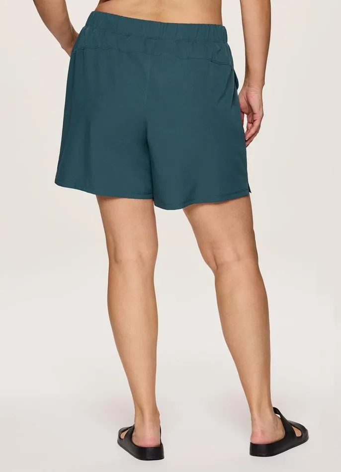 Women Plus Hudson Walking Short Dark Teal RBX Active Shorts