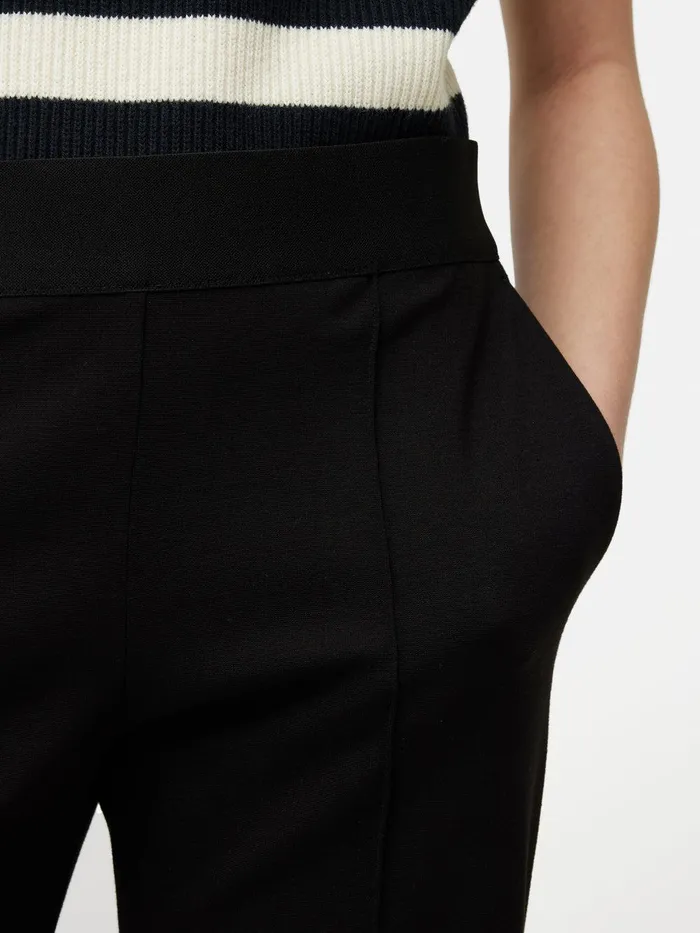 Women Ponte Jersey Trouser Black Jigsaw Suits and Tailoring