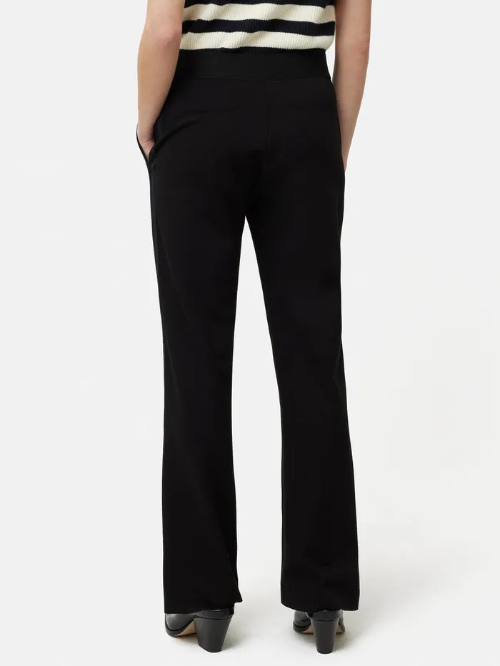 Women Ponte Jersey Trouser Black Jigsaw Suits and Tailoring