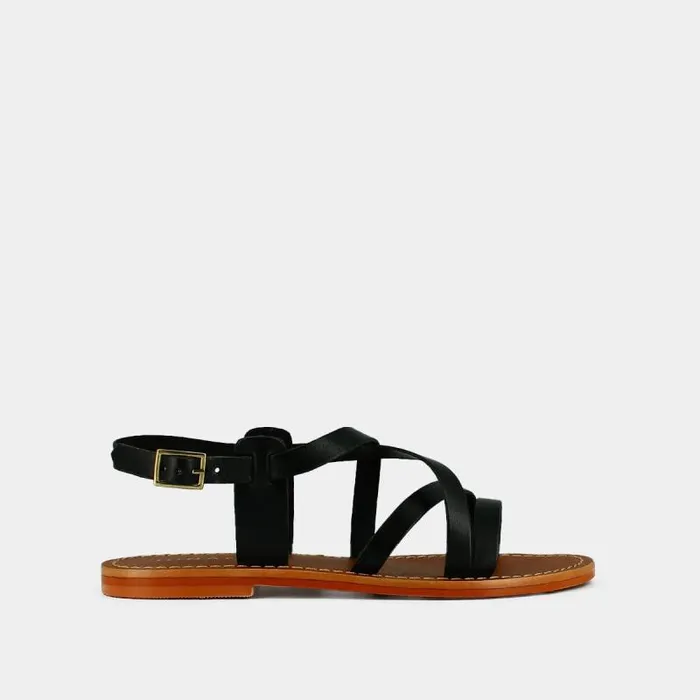Women Sandals Black JONAK Beach Sandals