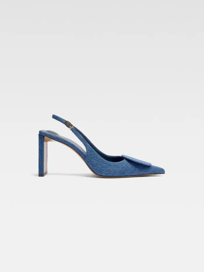 Women Shoes JACQUEMUS The High Duelo Slingbacks Blue
