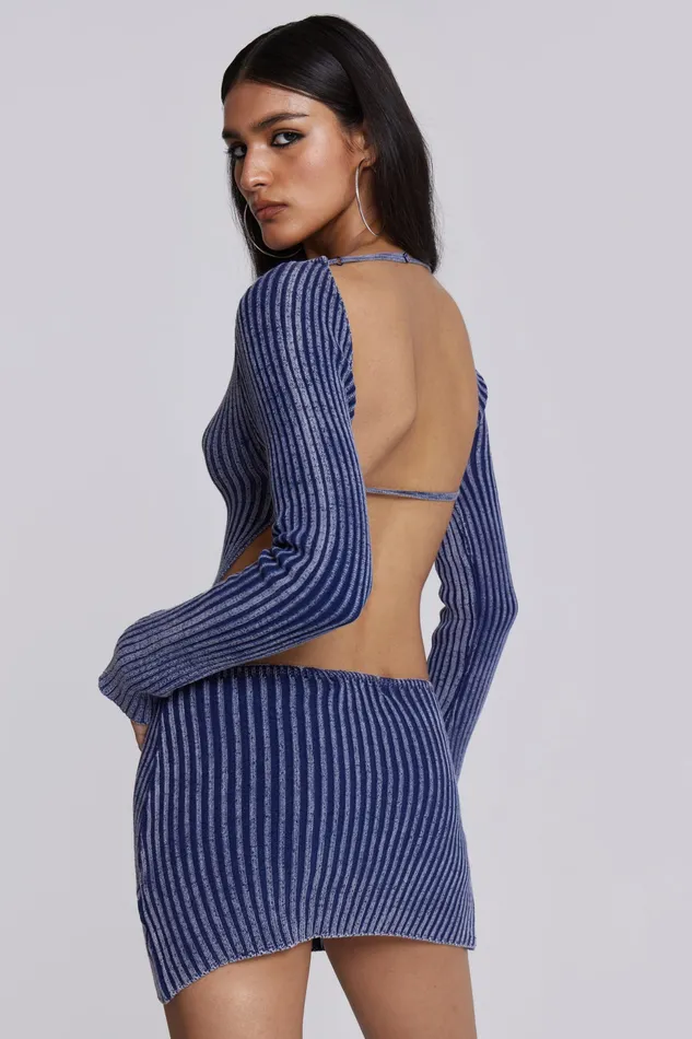 Women Shop Tribeca Backless Mini Dress Tops Jaded London
