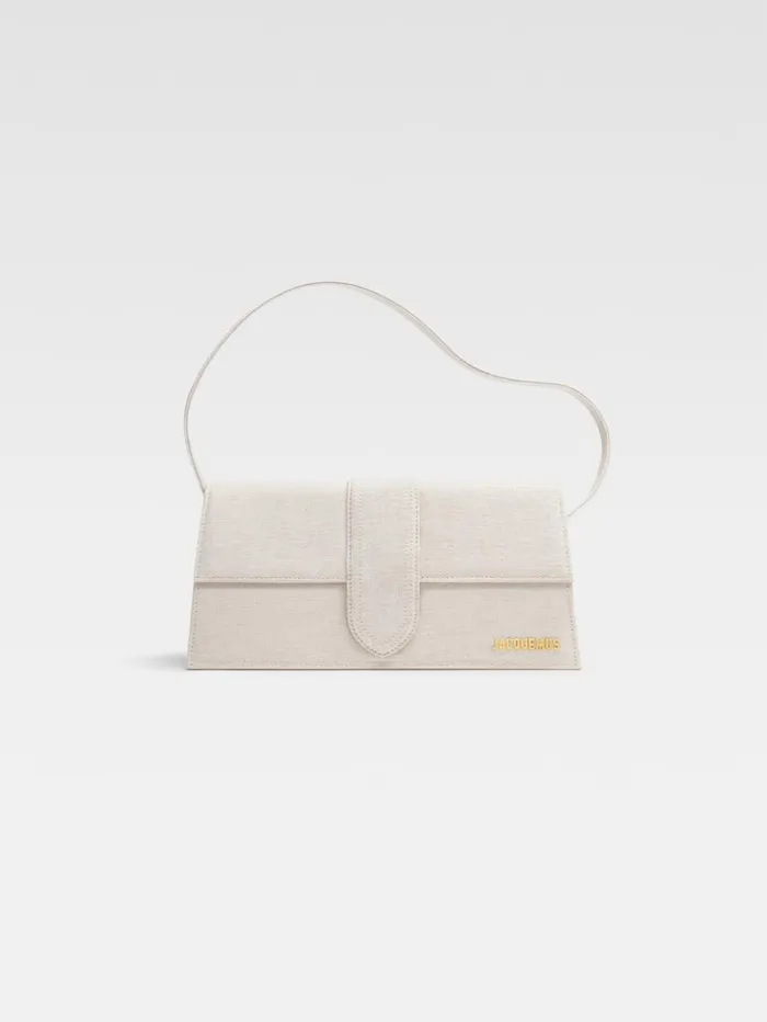 Women Shoulder Bags JACQUEMUS The Long Bambino Light Greige