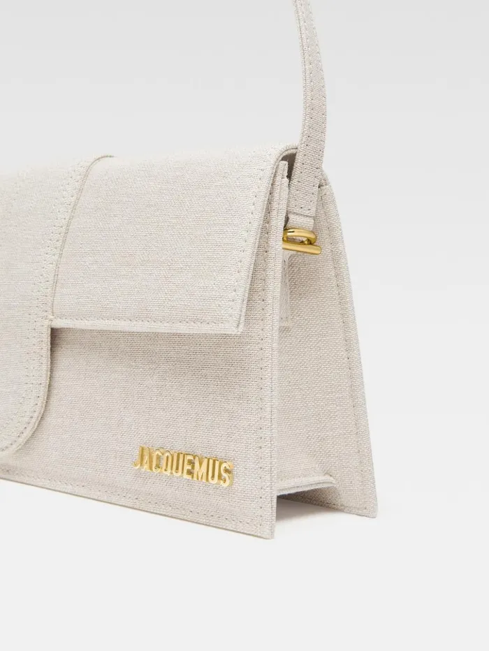 Women Shoulder Bags JACQUEMUS The Long Bambino Light Greige