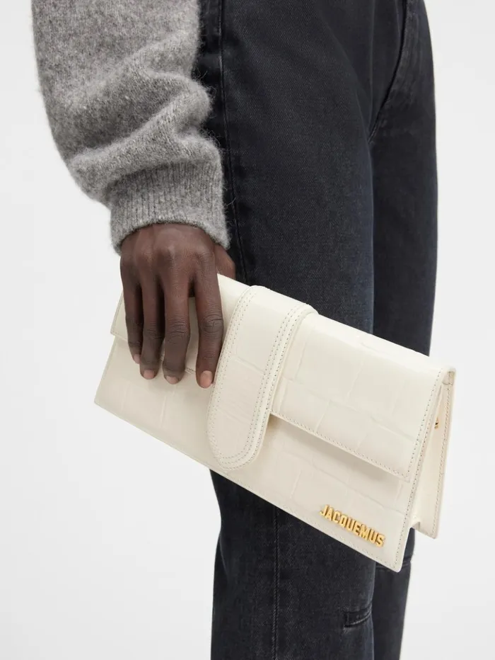 Women Shoulder Bags JACQUEMUS The Long Bambino Light Ivory