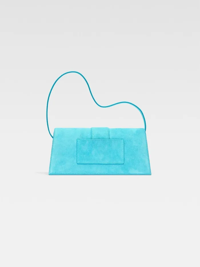Women Shoulder Bags JACQUEMUS The Long Bambino Light Turquoise Women Shoulder Bags JACQUEMUS The Long Bambino Light Turquoise