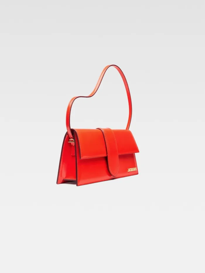 Women Shoulder Bags JACQUEMUS The Long Bambino Orange Women Shoulder Bags JACQUEMUS The Long Bambino Orange